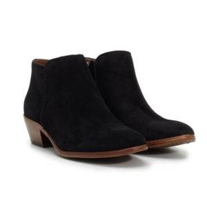 Sam Edelman Petty Ankle Bootie Black Suede